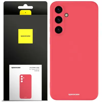 SPACECASE SILIKONSKI OVITEK GALAXY S23 FE RDEČ OVITEK ZA SAMSUNG