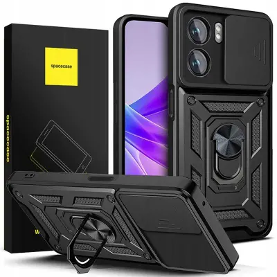 SPACECASE OVITEK ZA OPPO A57S A57 4G A77 5G ČRN