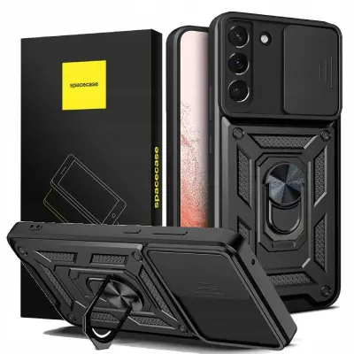 OVITEK SPACECASE ZA SAMSUNG GALAXY S22 BLACK CAMRING