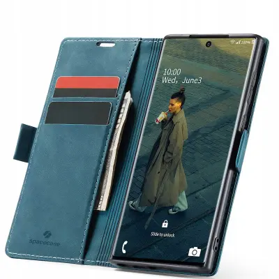 SPACECASE DENARNICA GALAXY NOTE 20 ULTRA CASE MODRA