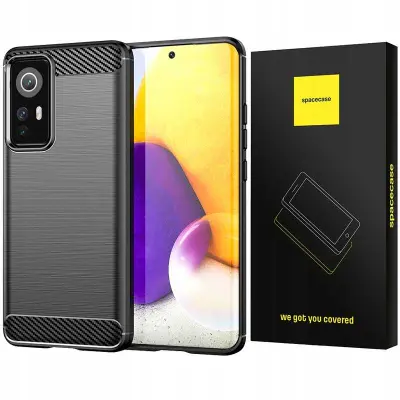 SPACECASE CASE CARBON COVER ZA XIAOMI 12 12X ČRN