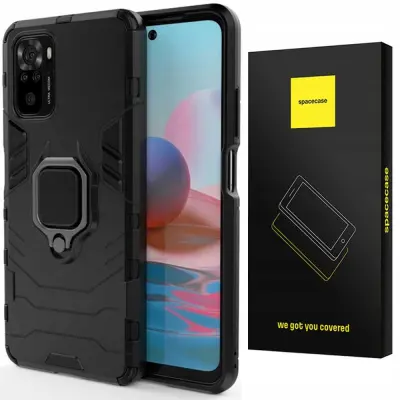 OVITEK SPACECASE OVITEK ZA XIAOMI REDMI NOTE 10 10S POCO M5S ČRN