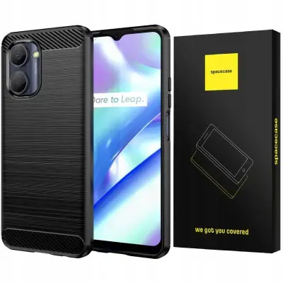 OVITEK SPACECASE CARBON ZA OVITEK ZA TELEFON REALME C33 ČRNO