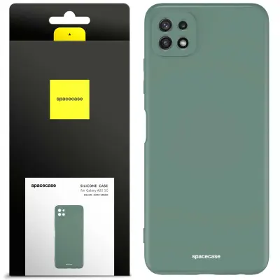 SILIKONSKI OVITEK SPACECASE ZA SAMSUNG GALAXY A22 5G TEMEN