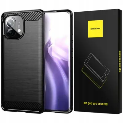 SPACECASE OVITEK ZA XIAOMI MI 11 LITE 5G NE CARBON BLACK
