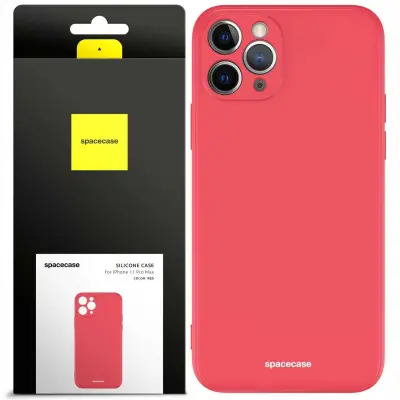 SILIKONSKI OVITEK SPACECASE ZA IPHONE 11 PRO MAX RDEČA ZAŠČITA