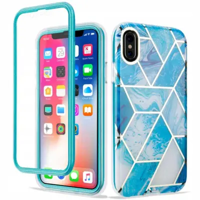 OVITEK SPACECASE CASE MARBLE 360 ZA IPHONE X XS MODER