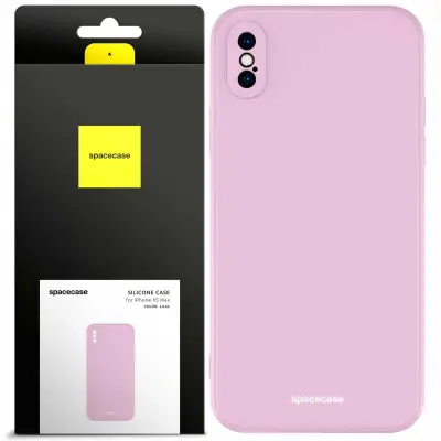 SILIKONSKI OVITEK SPACECASE ZA IPHONE XS MAX LILAC ZAŠČITA ZA TELEFON
