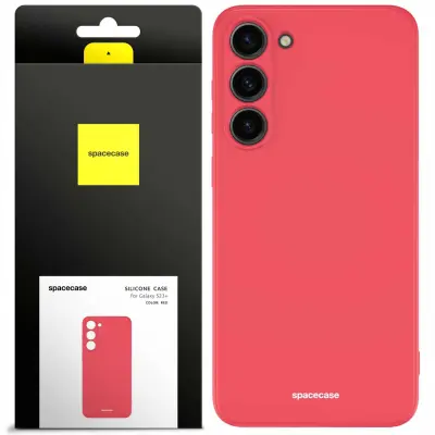 SILIKONSKI OVITEK SPACECASE ZA SAMSUNG GALAXY S23+ RDEČ