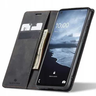 SPACECASE OVITEK DENARNICA ZA SAMSUNG GALAXY A21S OVITEK ČRNA