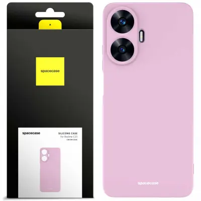 SILIKONSKI OVITEK SPACECASE ZA REALME C55 LILAC PINK