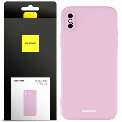 SILIKONSKI OVITEK SPACECASE ZA IPHONE X XS ZAŠČITNI TELEFON LILAC