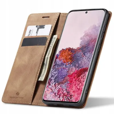 SPACECASE DENARNICA GALAXY S20 ULTRA CASE RJAV USNJEN OVITEK
