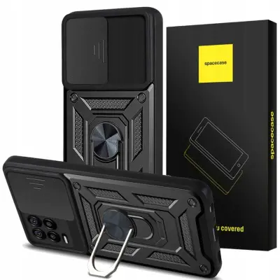 OVITEK SPACECASE ZA TELEFON REALME 8 8 PRO ČRN