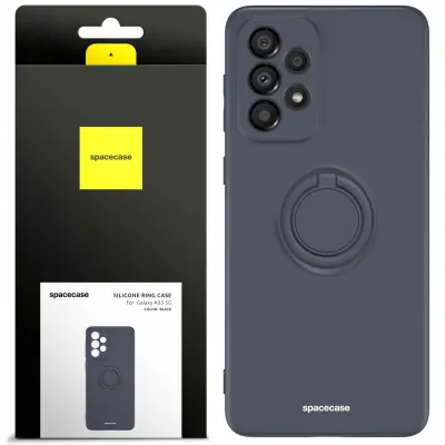 SPACECASE SILIKONSKI OVITEK OBROČ ZA SAMSUNG GALAXY A33 5G ČRN OVITEK