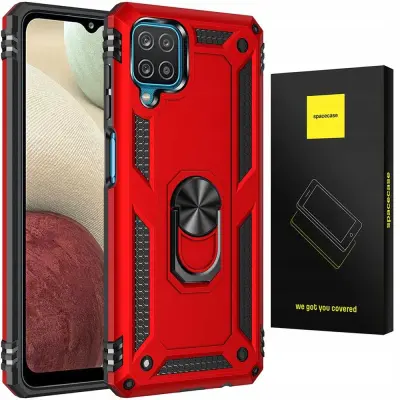 SPACECASE OVITEK ETUI ZA SAMSUNG GALAXY A12 RING NX RDEČ