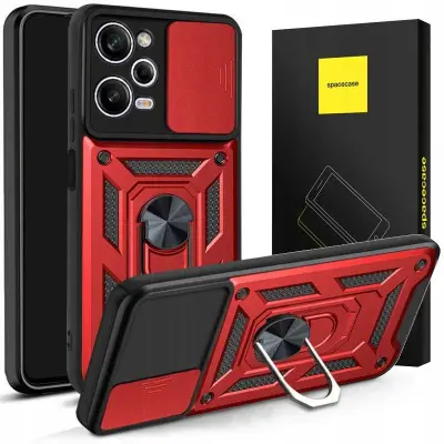 OVITEK SPACECASE ZA POCO X5 PRO NOTE 12 PRO RDEČ