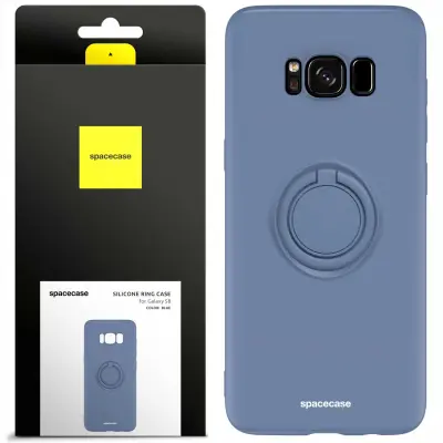 SPACECASE OVITEK SILIKONSKI OBROČ ZA GALAXY S8 MODER