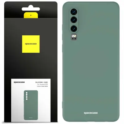 SILIKONSKI OVITEK SPACECASE ZA HUAWEI P30 TEMNO ZELEN OVITEK