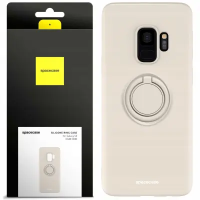 SPACECASE SILIKONSKI OVITEK PRSTAN OVITEK ZA TELEFON GALAXY S9 BONE