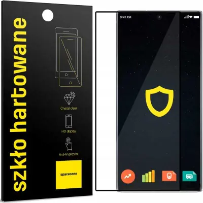 SPACECASE KALJENO STEKLO 3D 2.0 ZA SAMSUNG GALAXY S22 ULTRA BLACK