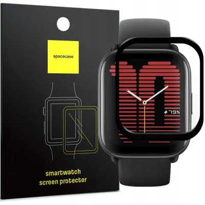 SPACECASE FILM IZ KALJENEGA STEKLA ZA URO AMAZFIT ACTIVE PROTECTION