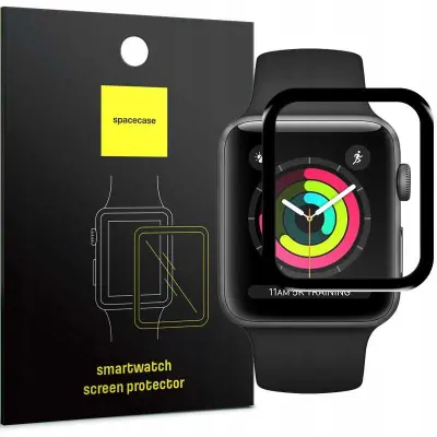 SPACECASE HYBRID KALJENO STEKLO ZA APPLE WATCH 42MM ZAŠČITA ZASLON