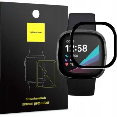 SPACECASE KALJENO STEKLO FITBIT VERSA SENSE HYBRID ZA ZAŠČITNI EKRAN