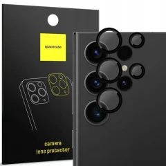 SPACECASE KALJENO STEKLO ZA SAMSUNG GALAXY S23 ULTRA CAMERA RING BLACK