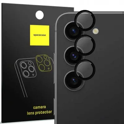 SPACECASE KALJENO STEKLO ZA KAMERO GALAXY S23 S23+ BLACK RING