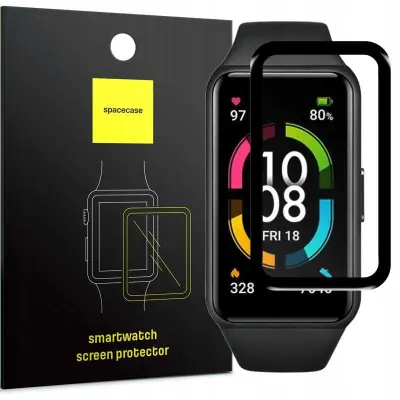 SPACECASE KALJENO STEKLO ZA HONOR BAND 6 ZAŠČITNA FOLIJA 2V1