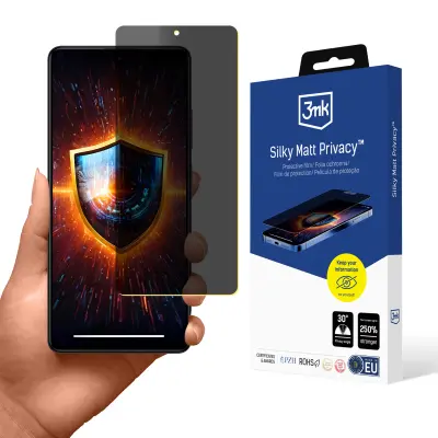 3MK SILKY MATT PRIVACY OVITEK ZA REDMI NOTE 12 PRO MATT ZAŠČITNA