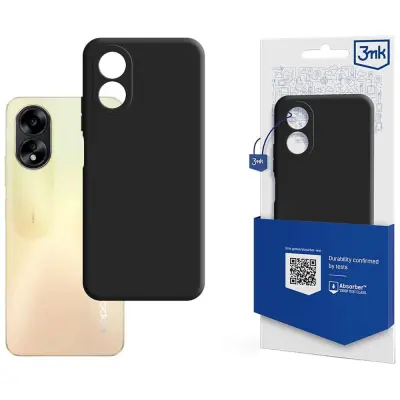 3MK MATT CASE OVITEK ZA OPPO A38 ČRNA PROTIZDRSNA