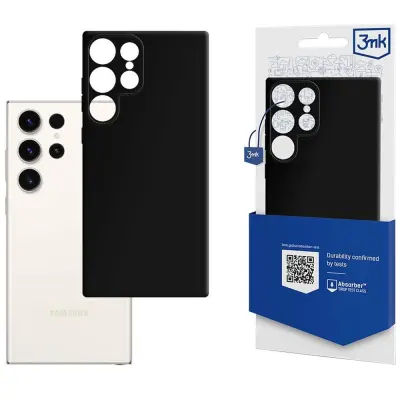 3MK MATT CASE OVITEK ZA SAMSUNG GALAXY S24 ULTRA ČRNA