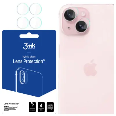 3MK ZAŠČITA ZA LEČE ZA OVITEK APPLE IPHONE 15 PLUS IZ KALJENEGA STEKLA