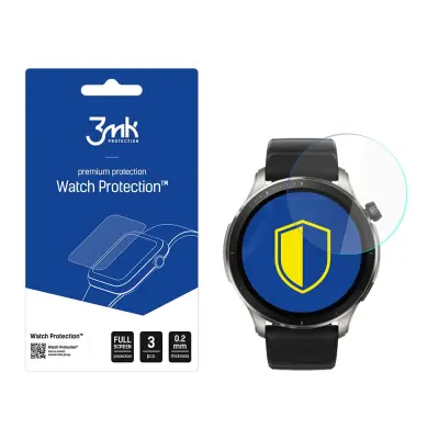 AMAZFIT GTR 4 46MM - 3MK ZAŠČITA ZA URO FLEXIBLEGLASS LITE ZA URE
