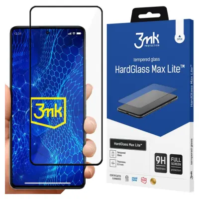3MK HARDGLASS MAX LITE ZA REDMI NOTE 12 PRO/PRO+ KALJENO STEKLO