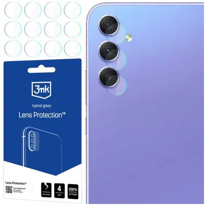3MK ZAŠČITA LEČ HIBRIDNO STEKLO ZA KAMERO ZA SAMSUNG A35 A55 5G