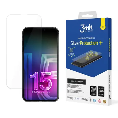 OVITEK OVITEK 3MK SILVERPROTECTION+ ZA APPLE IPHONE 15 PRO Z ZAŠČITO