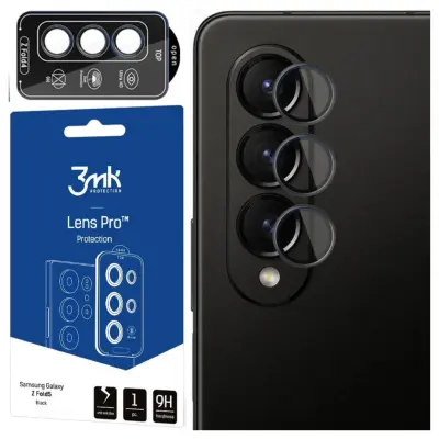 3MK ZAŠČITA ZA LEČE PRO BLACK ZA SAMSUNG GALAXY Z FOLD 4 - KALJENO STEKLO