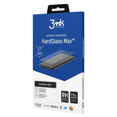 3MK HARDGLASS MAX ZA SAMSUNG GALAXY S23 FE KALJENO STEKLO ČRNO