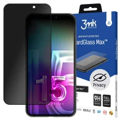 3MK HARDGLASS MAX PRIVACY ZA APPLE IPHONE 15 PLUS KALJENO STEKLO