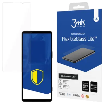 SONY XPERIA 1 V 3MK FLEXIBLEGLASS SOLID KALJENO STEKLO ZA TELEFON