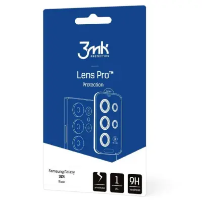 3MK LEČA PROTECTION PRO CAMERA COVER OVITEK ZA SAMSUNG GALAXY S24 ČRNA