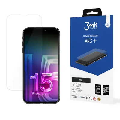 OVITEK OVITEK 3MK ARC+ ZA APPLE IPHONE 15 PRO ZAŠČITA VISOKA KAKOVOST