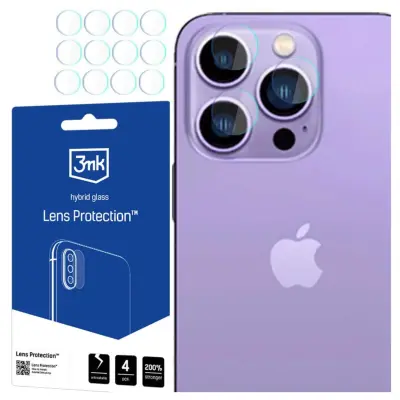 3MK ZAŠČITA ZA LEČE KALJENO STEKLO ZA APPLE IPHONE 14 PRO / PRO MAX