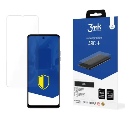 OVITEK ZA TELEFON TECNO SPARK 10 3MK ARC+ IZ KALJENEGA STEKLA