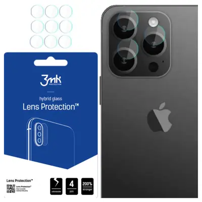 3MK ZAŠČITA ZA LEČE KALJENO STEKLO ZA APPLE IPHONE 15 PRO MAX