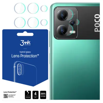 POCO X5 5G 3MK ZAŠČITNI OVITEK ZA LEČE ZA OBA LEČA TELEFONA