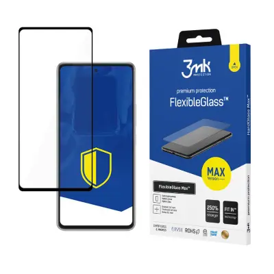 OVITEK IZ KALJENEGA STEKLA 3MK FLEXIBLEGLASS MAX ZA SAMSUNG GALAXY A53 5G